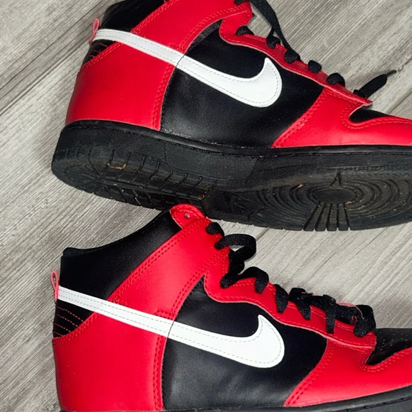 Nike Dunk High (GS) Black/White-University Red DB2179-003 Size 6.5Y - Picture 11 of 14